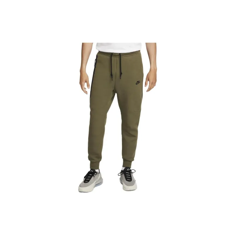 Nike Knitted Sweatpants Men Olive Green-3