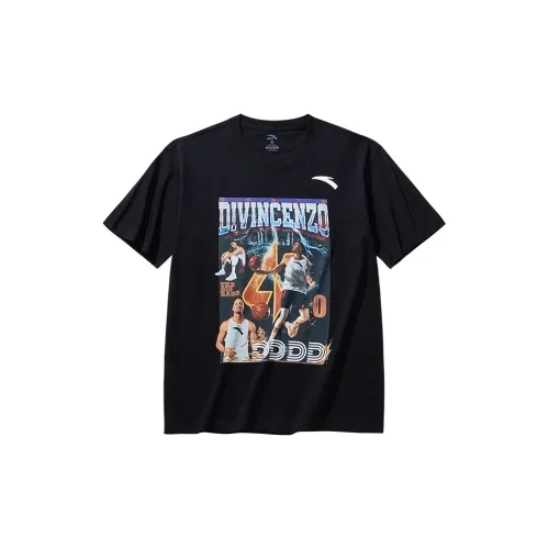 ANTA Basketball Collection T-Shirts Unisex Black