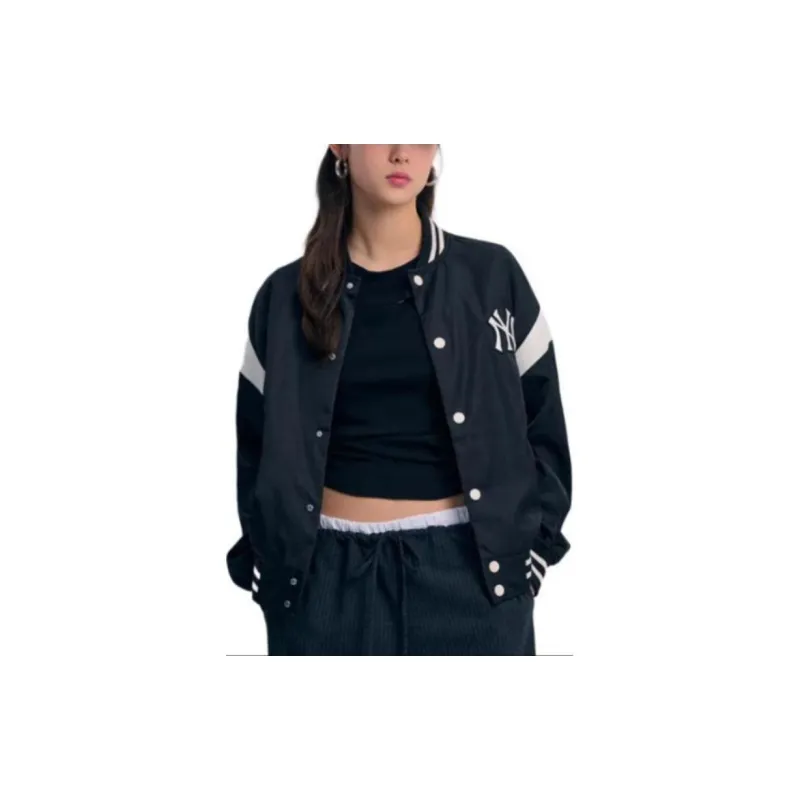 MLB SS24 New York Yankees Baseball Jacket Unisex Black-3