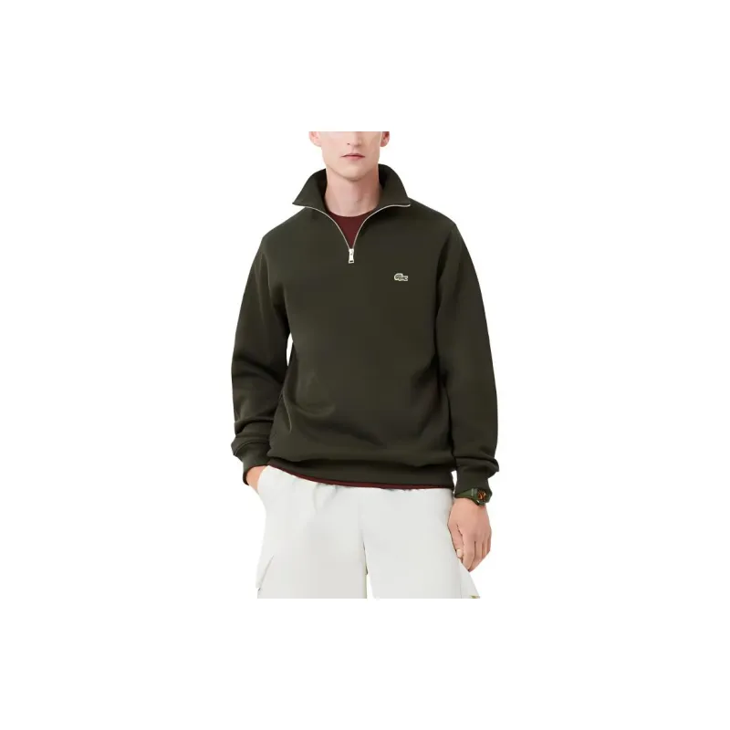 LACOSTE Sweatshirt Men's Dark Khaki Green-2