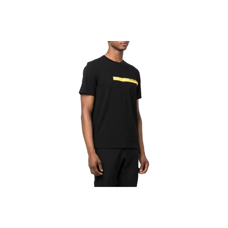 PARAJUMPERS Logo Stripe print T shirt-1