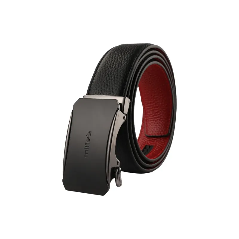 MILLIE'S Top Grain Cow Leather Leather Belts Men's Width  3.5cm-0
