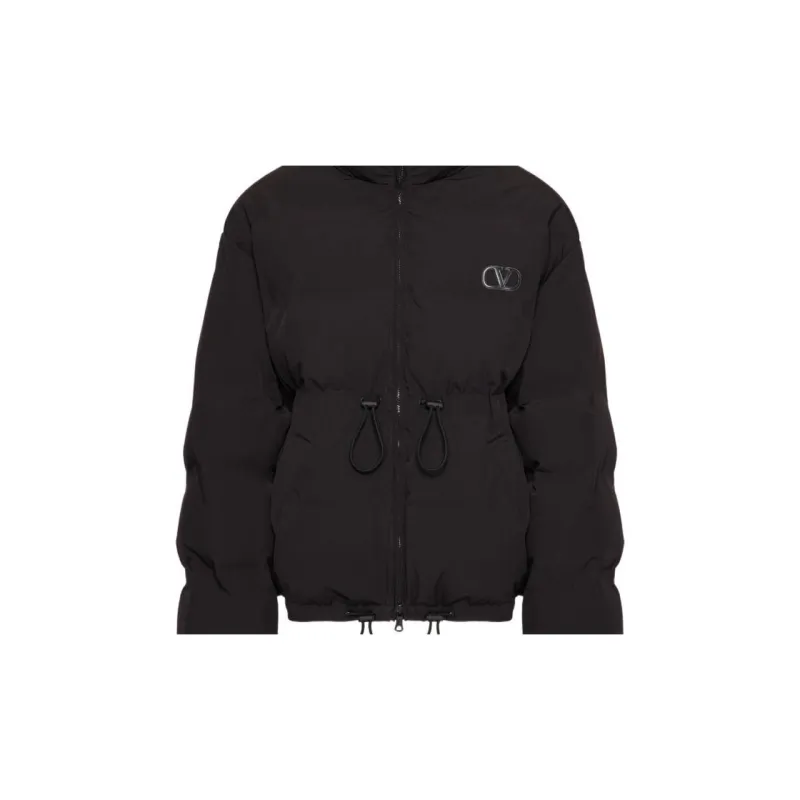 Valentino Logo Patch Puffer Jacket-3