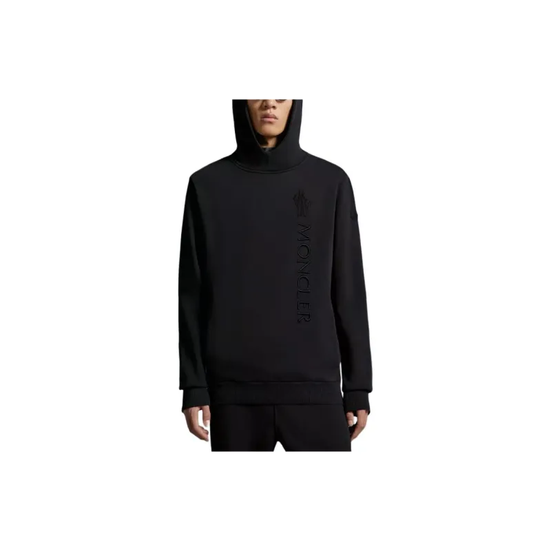 Moncler Logo Detailed Long Sleeved Hoodie-1
