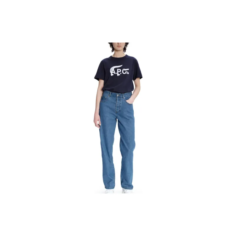 LACOSTE Regular T Shirt Unisex Navy Blue-2