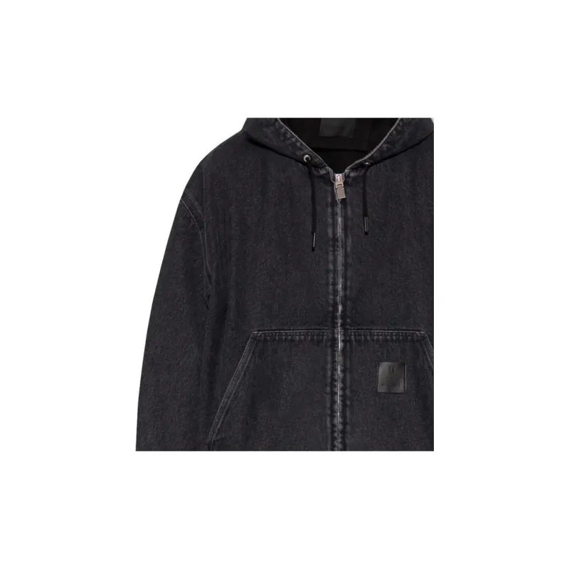 Givenchy Hooded Denim Jacket-1