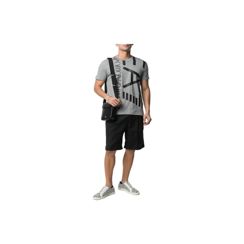 EMPORIO ARMANI EA7 T-Shirts Men Gray-1