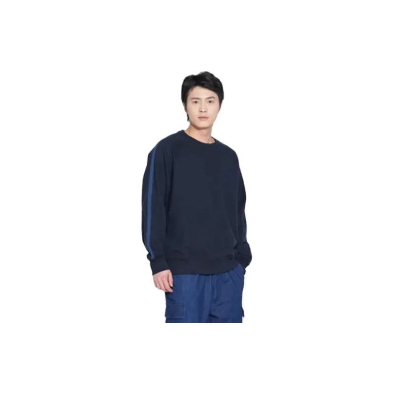 UNIQLO Sweatshirt Unisex Navy Blue-2