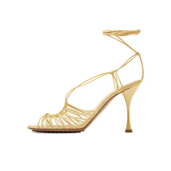 Bottega Veneta Stylish Sandal 7cm Women's Moonlight White