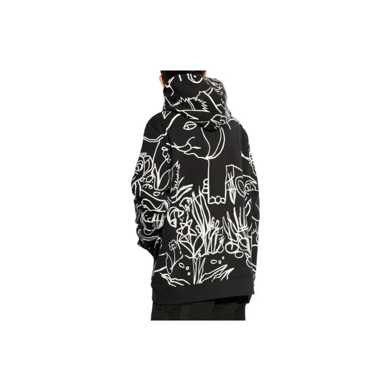 Balmain Hair X Disney Graphic Printed Drawstring Hoodie-2
