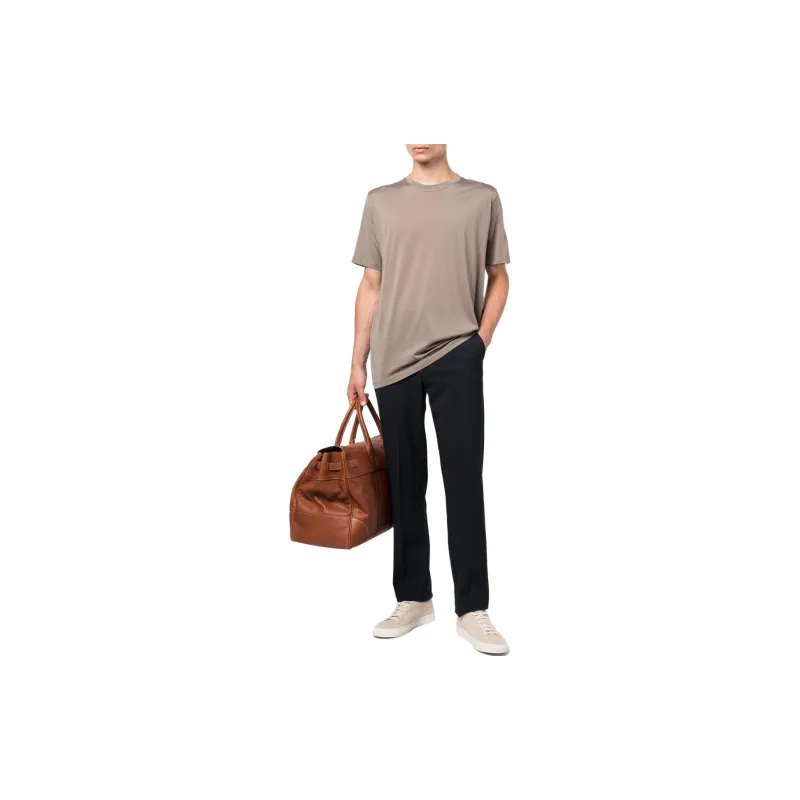 KITON Embroidered Logo T shirt-1