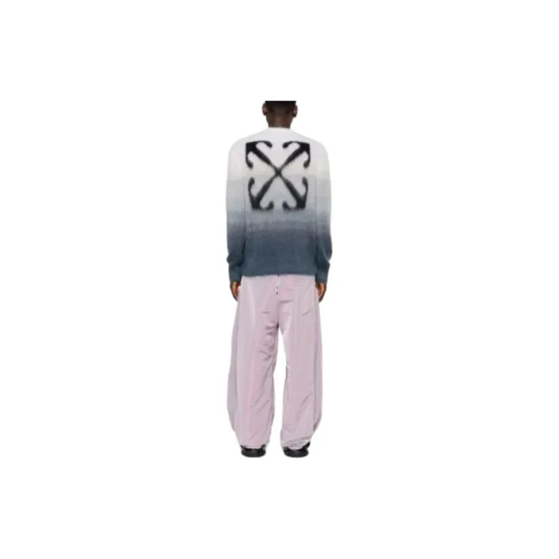 OFF WHITE Arrow Grad Gradient Effect Knitted Jumper-2