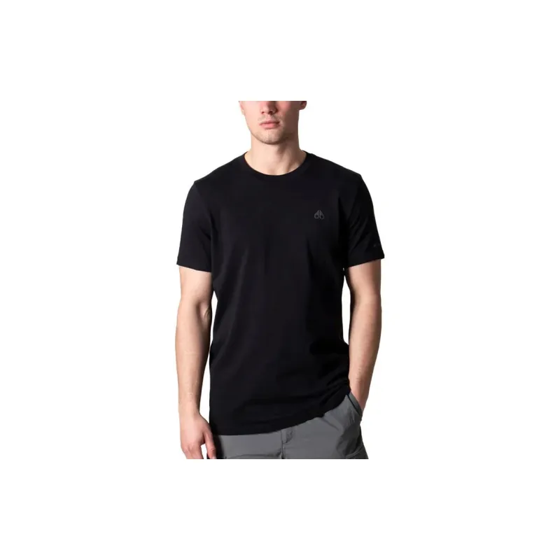 Moose Knuckles Logo patch T shirt-1