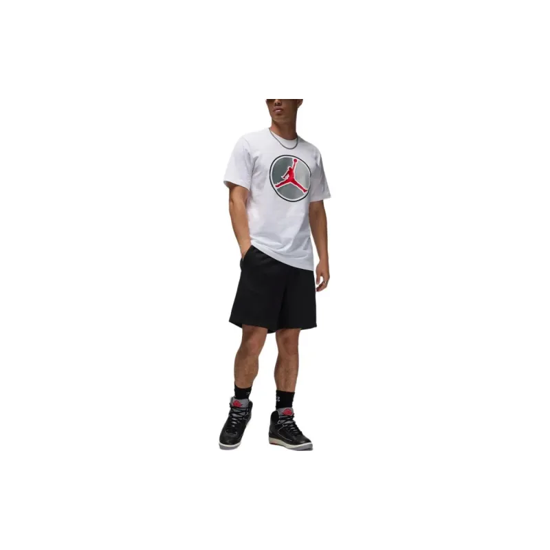 JORDAN Logo-Printed Crewneck T-Shirt-2