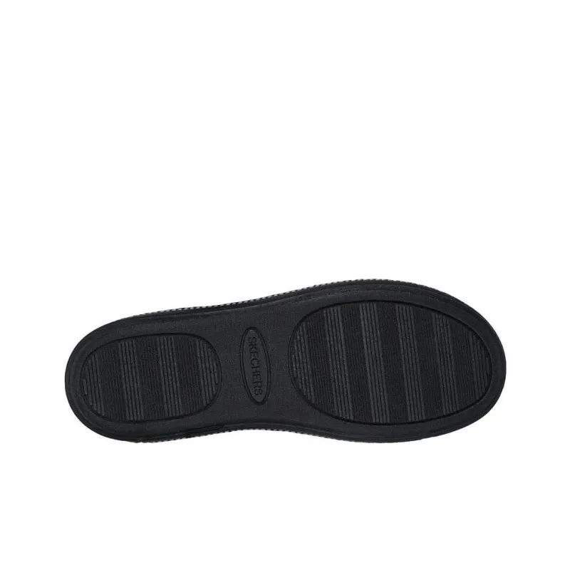 Skechers Cozy Slip Resistant Thermal Low Top Casual Shoes Women's Black-4