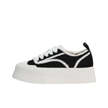 URBAN REVIVO Fabric Platform Cookie Athletic Shoes, Women's