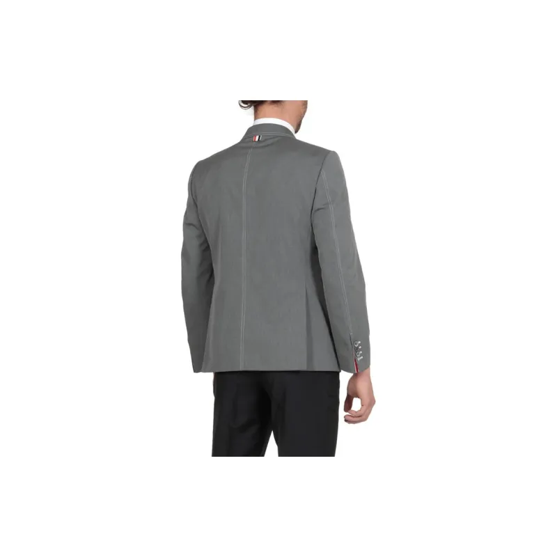 THOM BROWNE Single Breasted Tailored Blazer-4