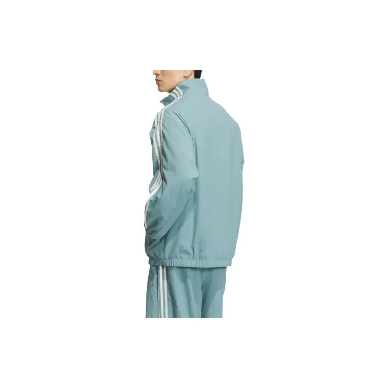 Adidas 3 Stripes Jacket Unisex Cyan-4