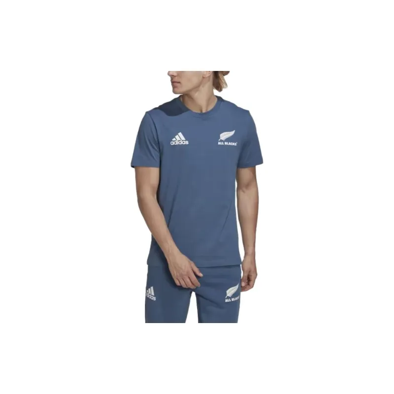 Adidas Marathon 20 All Blacks Rugby Cotton T-Shirt T-Shirt Men's Miracle Steel-1
