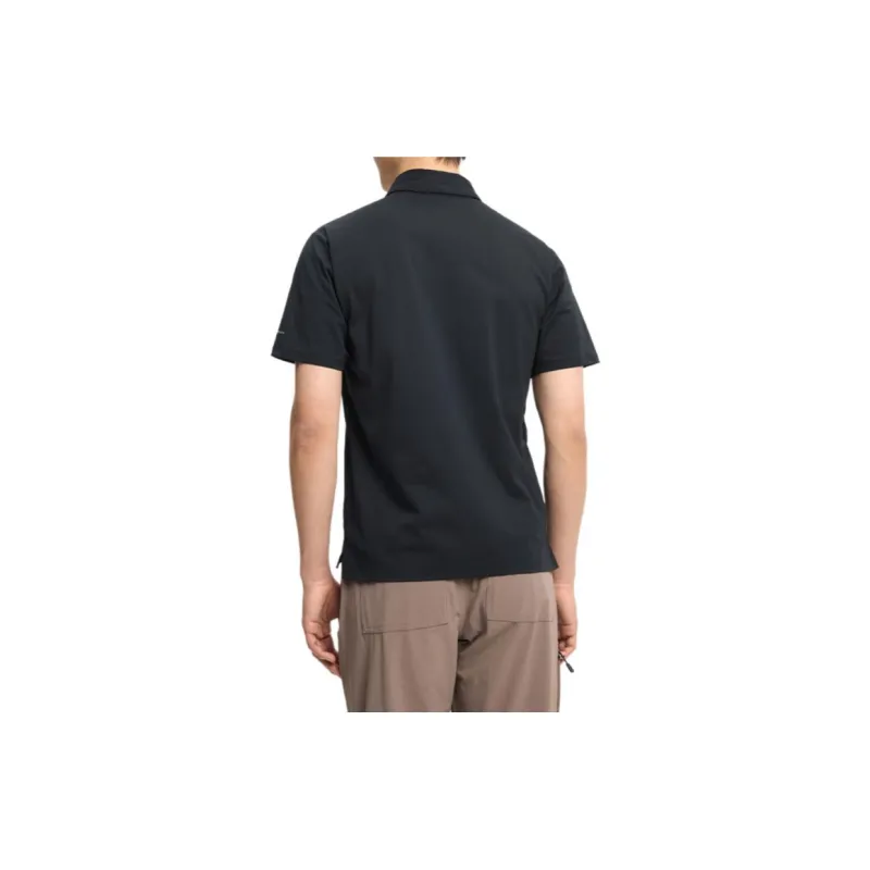 Columbia Transit Polo Shirt Men's Black-5