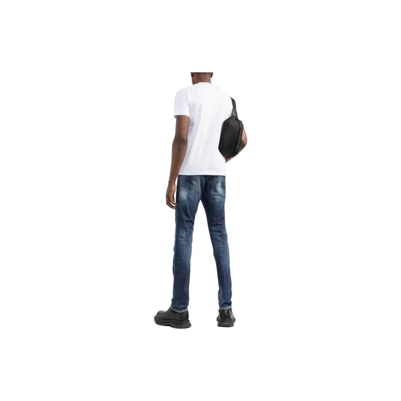 DSQUARED 2 Bleached Effect Distressed Skinny Jeans-2