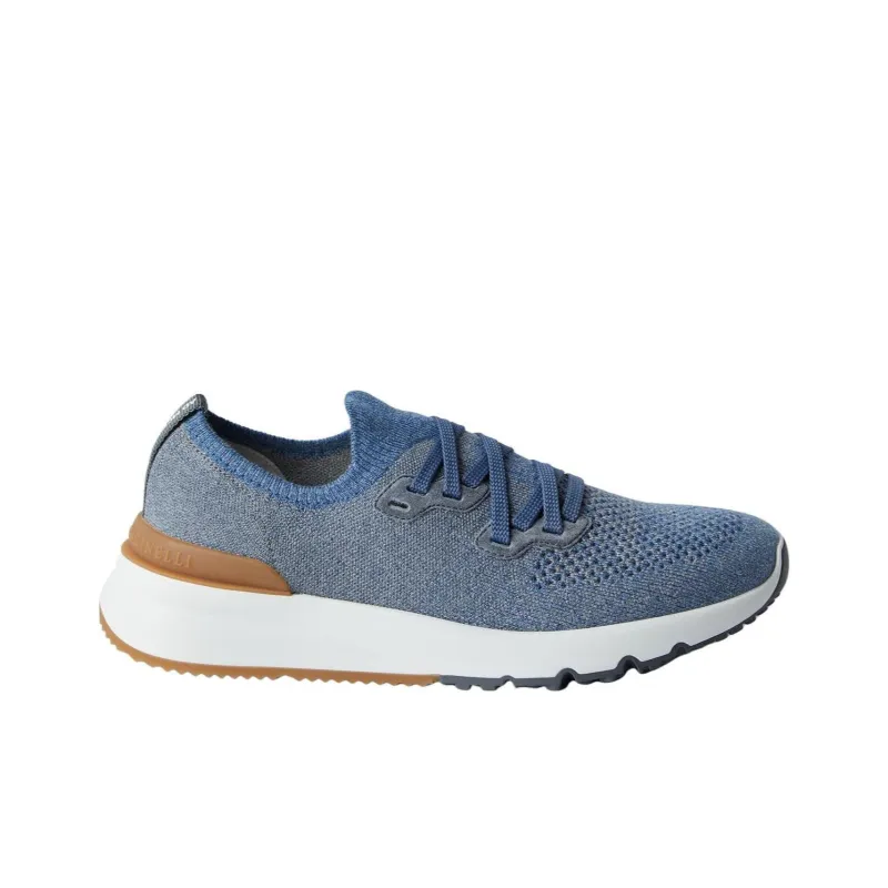 Brunello Cucinelli Knitted Low Top Sneakers-1