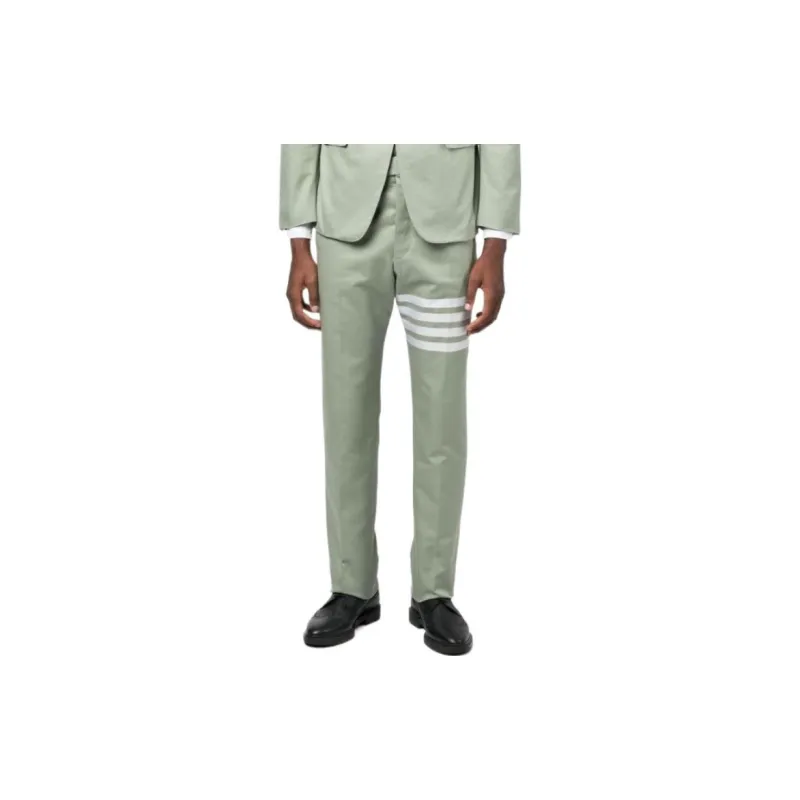 THOM BROWNE 4 Bar Stripe Cropped Tailored Trousers-1