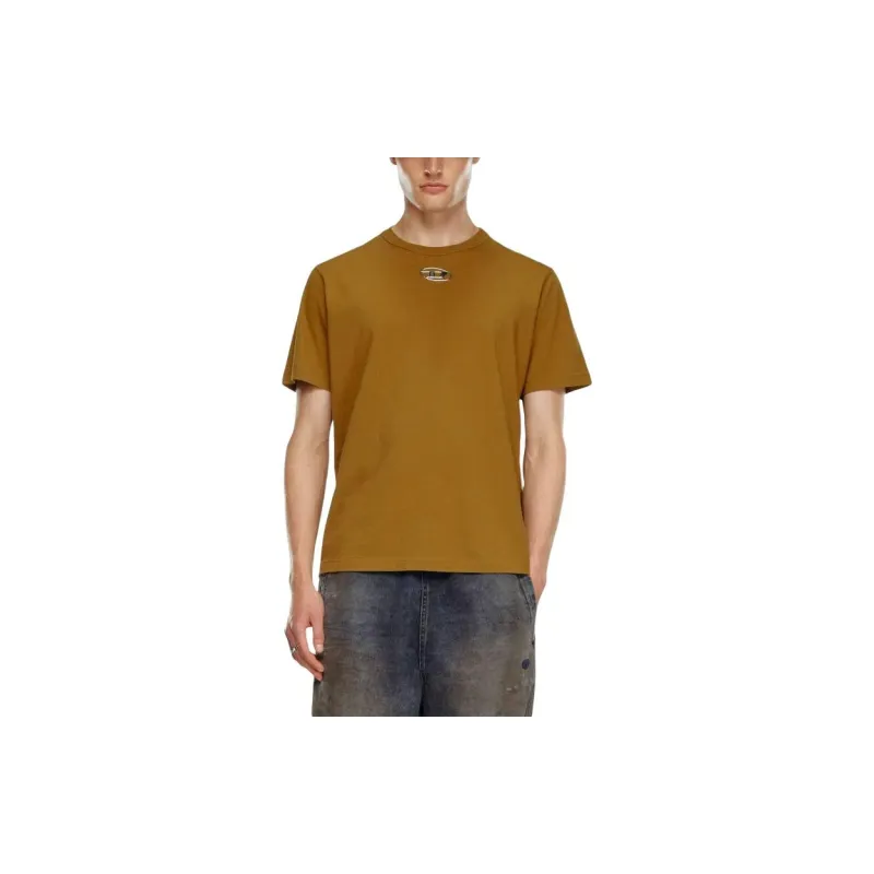 DIESEL T Just Od Logo Plaque T Shirt-1