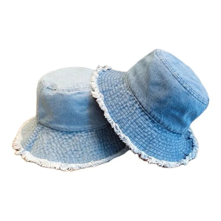 JEANSWEST Denim Bucket Hats Unisex-4