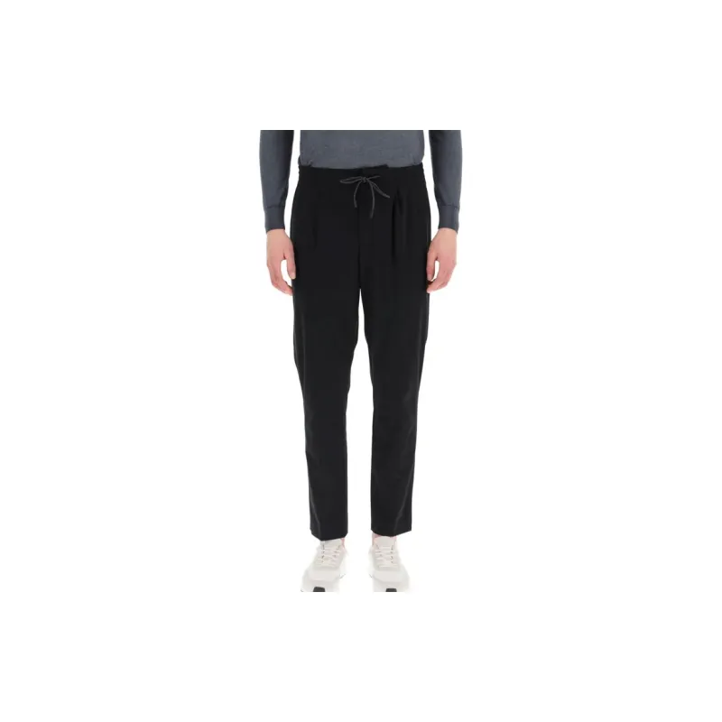Zzegna Casual Pants Men Black-1