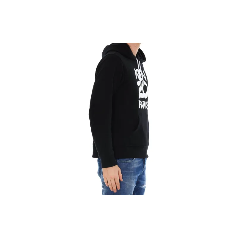 KENZO Letter Logo Sweatshirt Men's Black-4