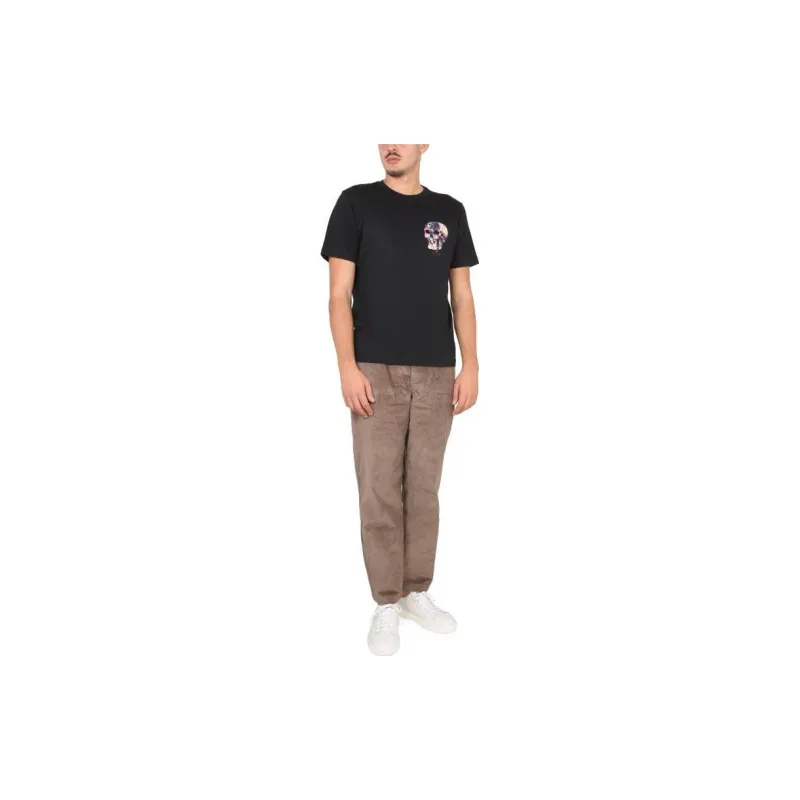 PS By Paul Smith Skull Printed Crewneck T Shirt-2