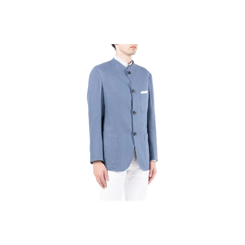 KITON Band collar Jacket-3
