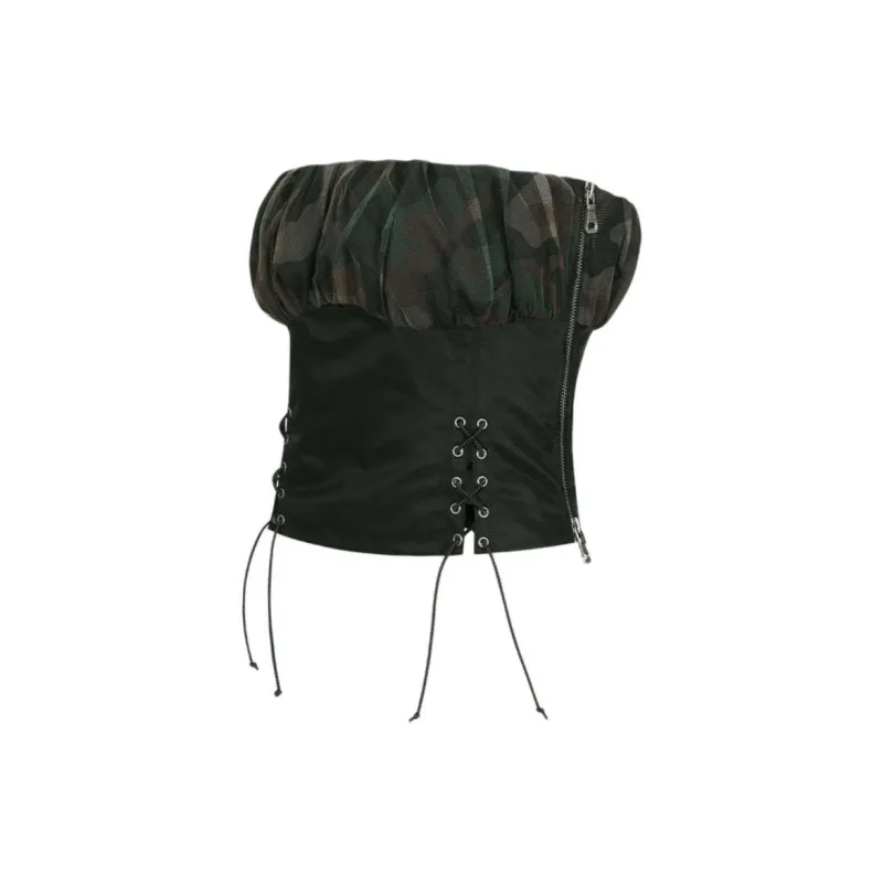ANDERSSON BELL Isla Shirred Crop Bustier-2