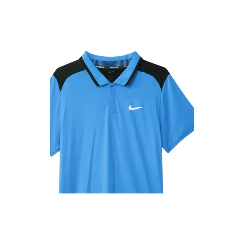 Nike Court Advantage Dri-FIT Polo Shirt Men's Blue-5