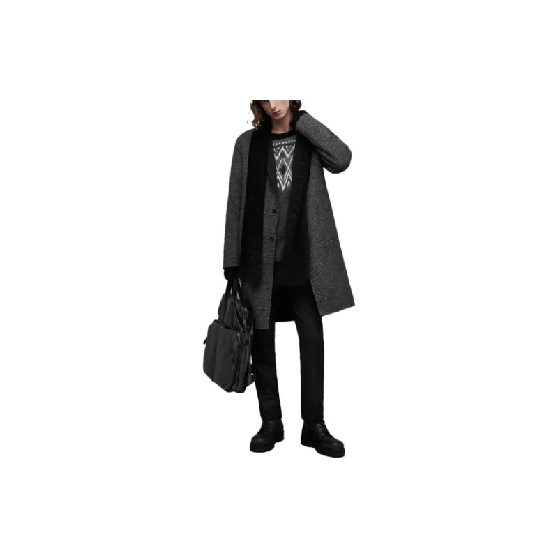 ALLSAINTS Coats Men Gray-1