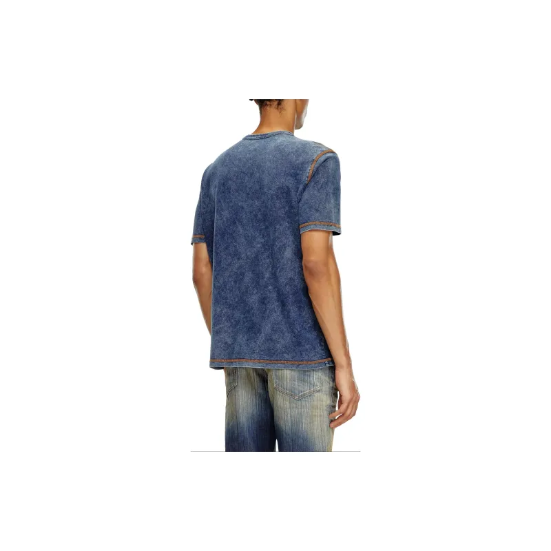 DIESEL T Shirts Men Blue-3