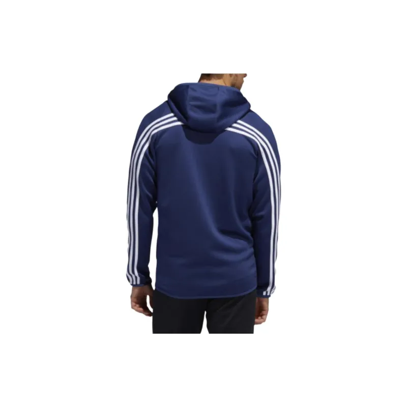 Adidas Freelift Daily 3-Stripes Hoodie Jackets Coats Men's Blue-4