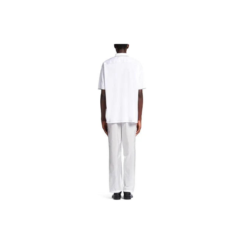 PRADA SS22 Polo Shirt Men's White-3