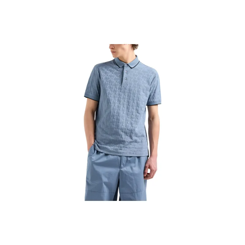 ARMANI EXCHANGE Monogram Polo Shirt-1