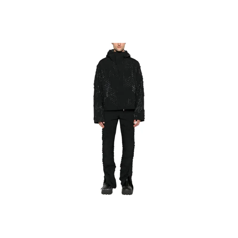 HELIOT EMIL Morphogens Mid-rise Straight-leg Trousers-1