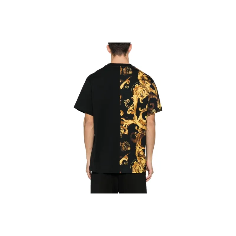 VERSACE JEANS COUTURE Baroque Printed Crewneck T Shirt-4