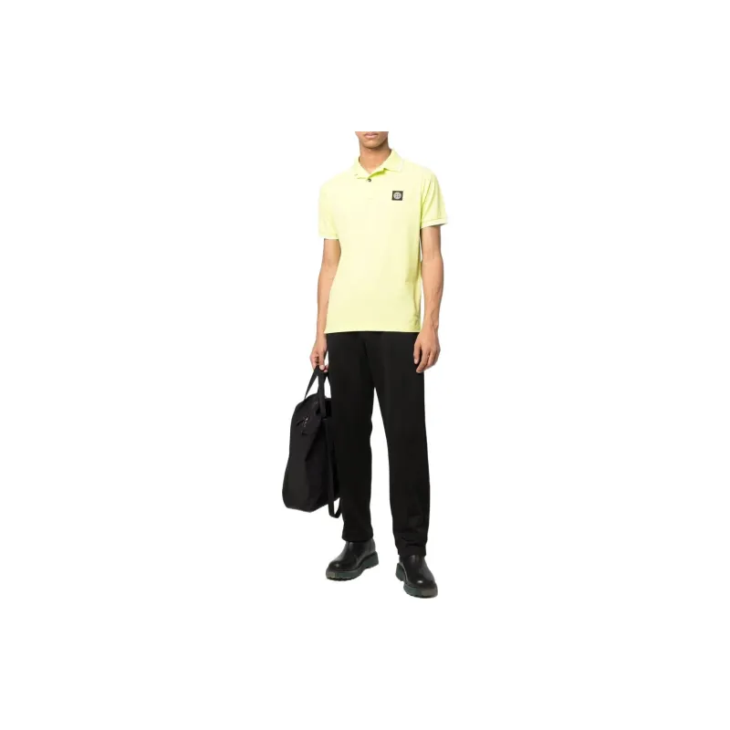 STONE ISLAND Polo Shirts Men Yellow-1