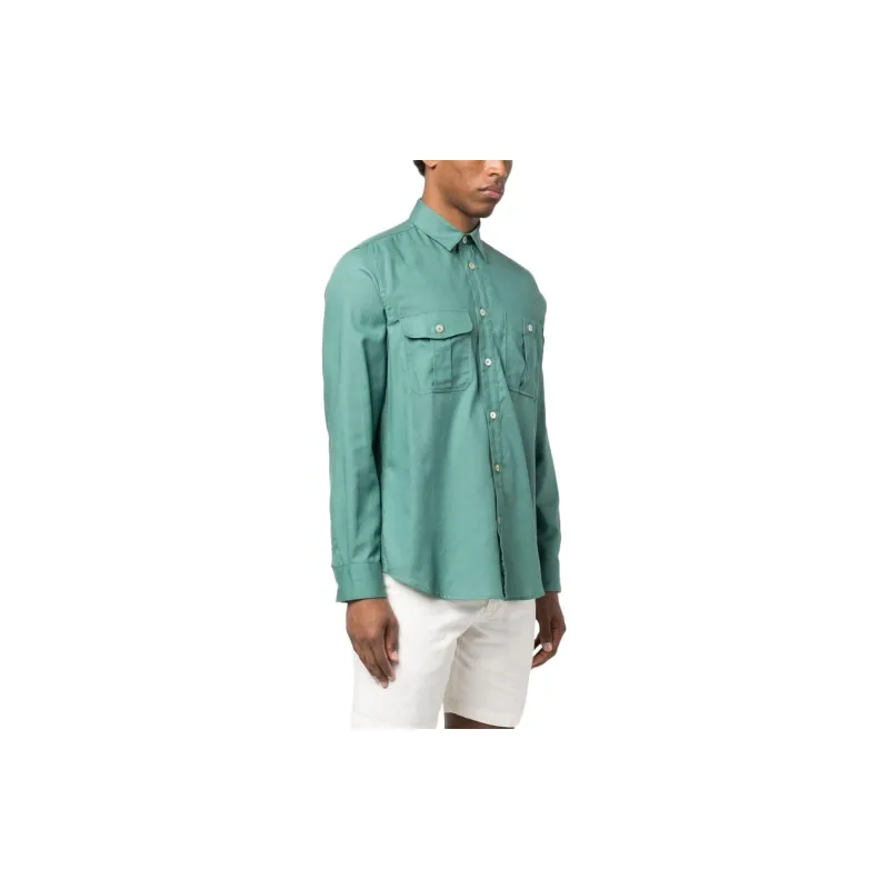 Paul Smith Shirts Men Green-2