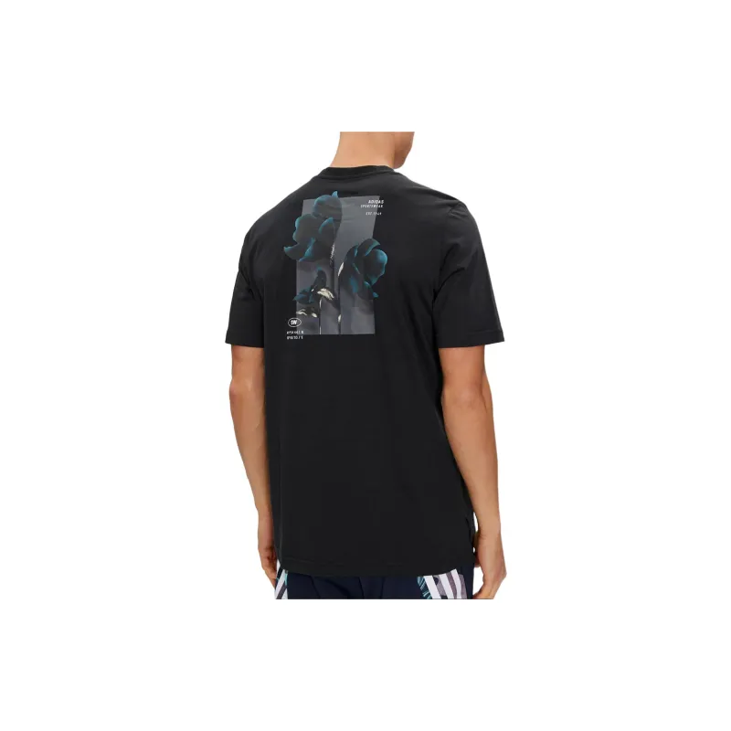 Adidas CITY ESCAPE T Shirts Men Black-4
