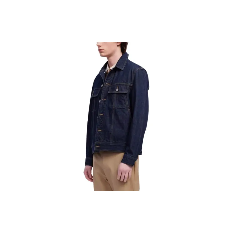 HAZZYS Denim Jacket Men's Dark Blue-3