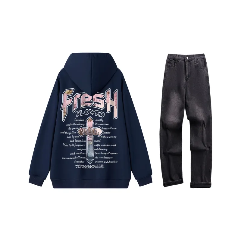 VniVerseVClub Sweatshirt Set Unisex-15