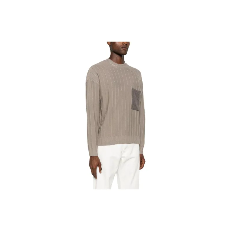 EMPORIO ARMANI Pocket Detailed Knitted Jumper-1