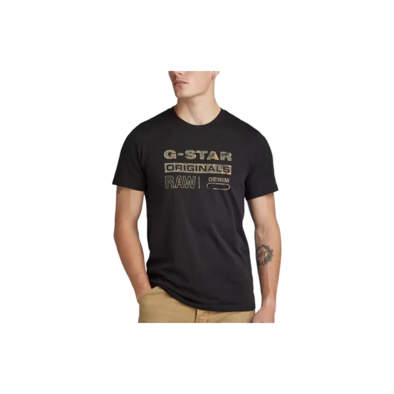 G STAR RAW T Shirts Men Black-2