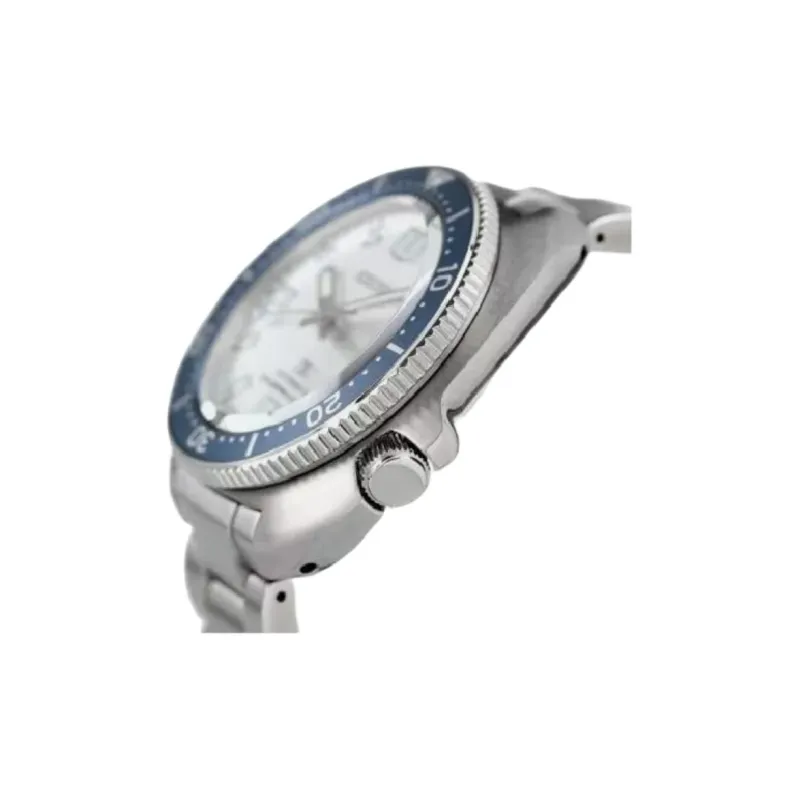 SEIKO Mechanical Movement Stainless Steel Strap Watch Men's Watches Silver Dial-3